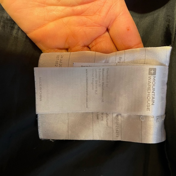 Mountain warehouse burgundy down winter jacket with detachable hood - Picture 5 of 6